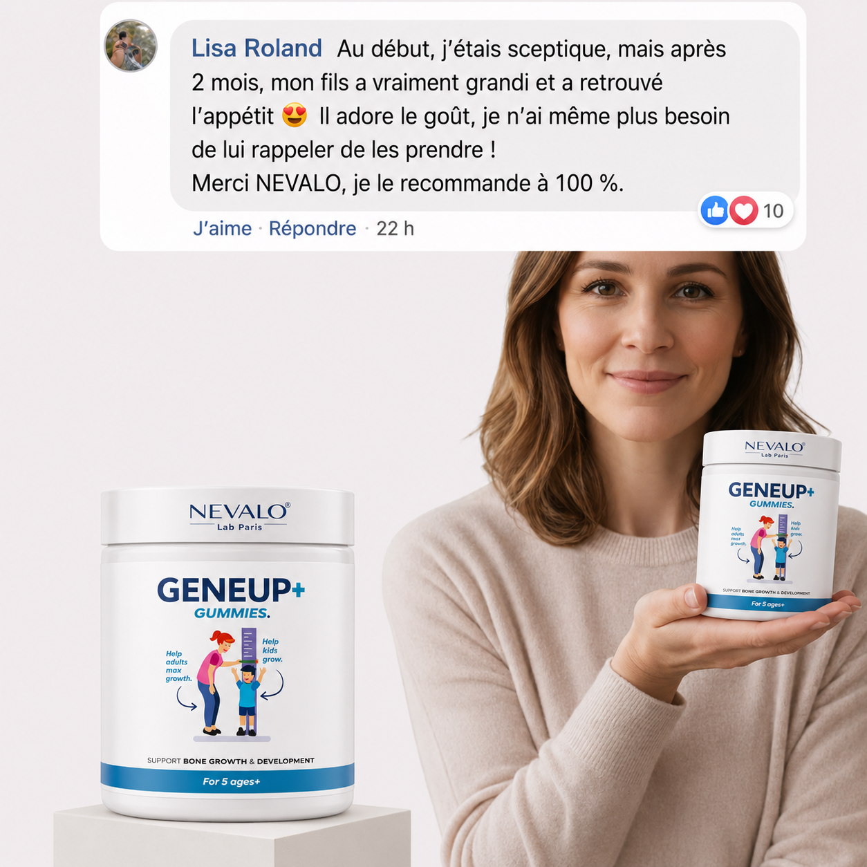 GENEUP+ Gummies – Soutenez sa croissance et sa vitalité au quotidien
